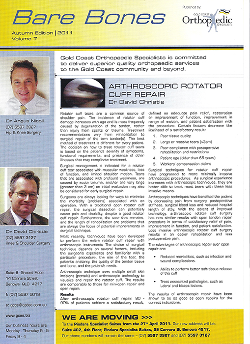 Arthroscopic Rtator Cuff Repair